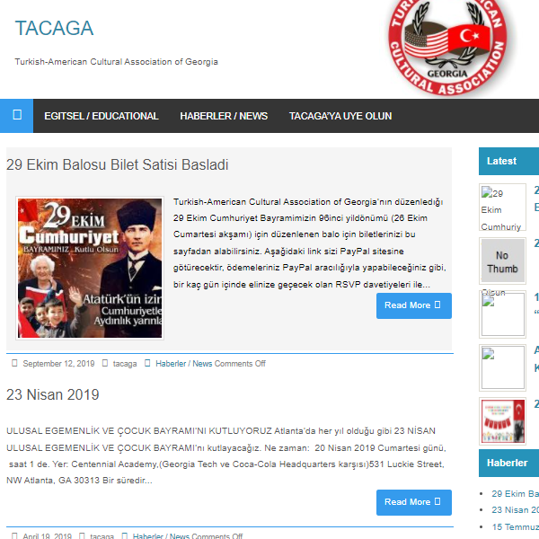 Turkish Organizations in Georgia - Turkish-American Cultural Association of Georgia