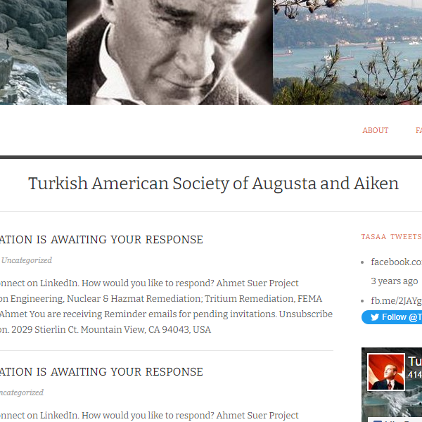 Turkish Organization in Georgia - Turkish American Society of Augusta & Aiken